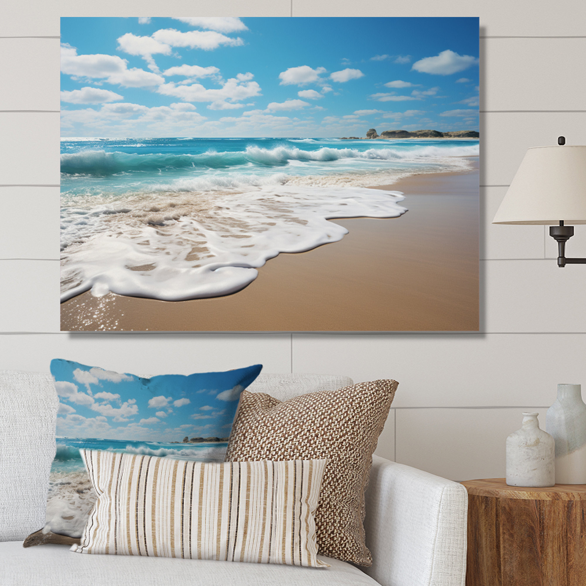 HomeSense Studio Coastal Serenity Framed Print